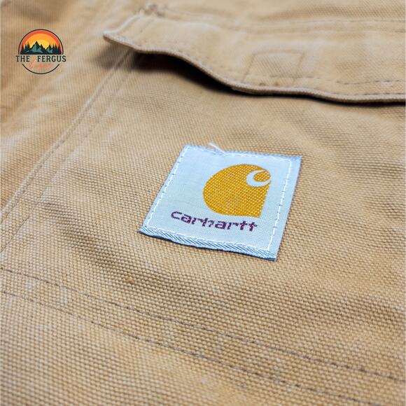 Carhartt Arctic Quilt Lined Jacket Brown Vintage Outdoor Workwear Mens Size 3XL - Picture 6 of 16